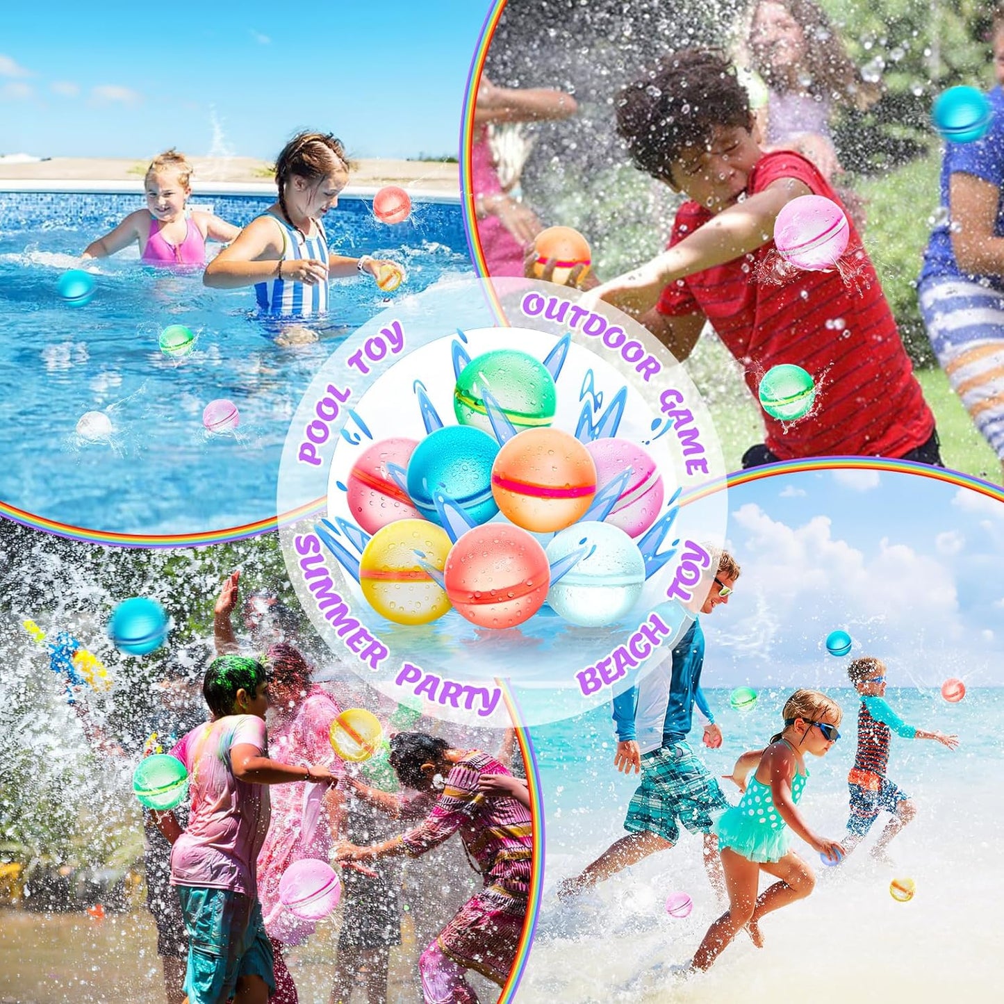 Magnetic Water Balloons – Eco-Friendly and Reusable