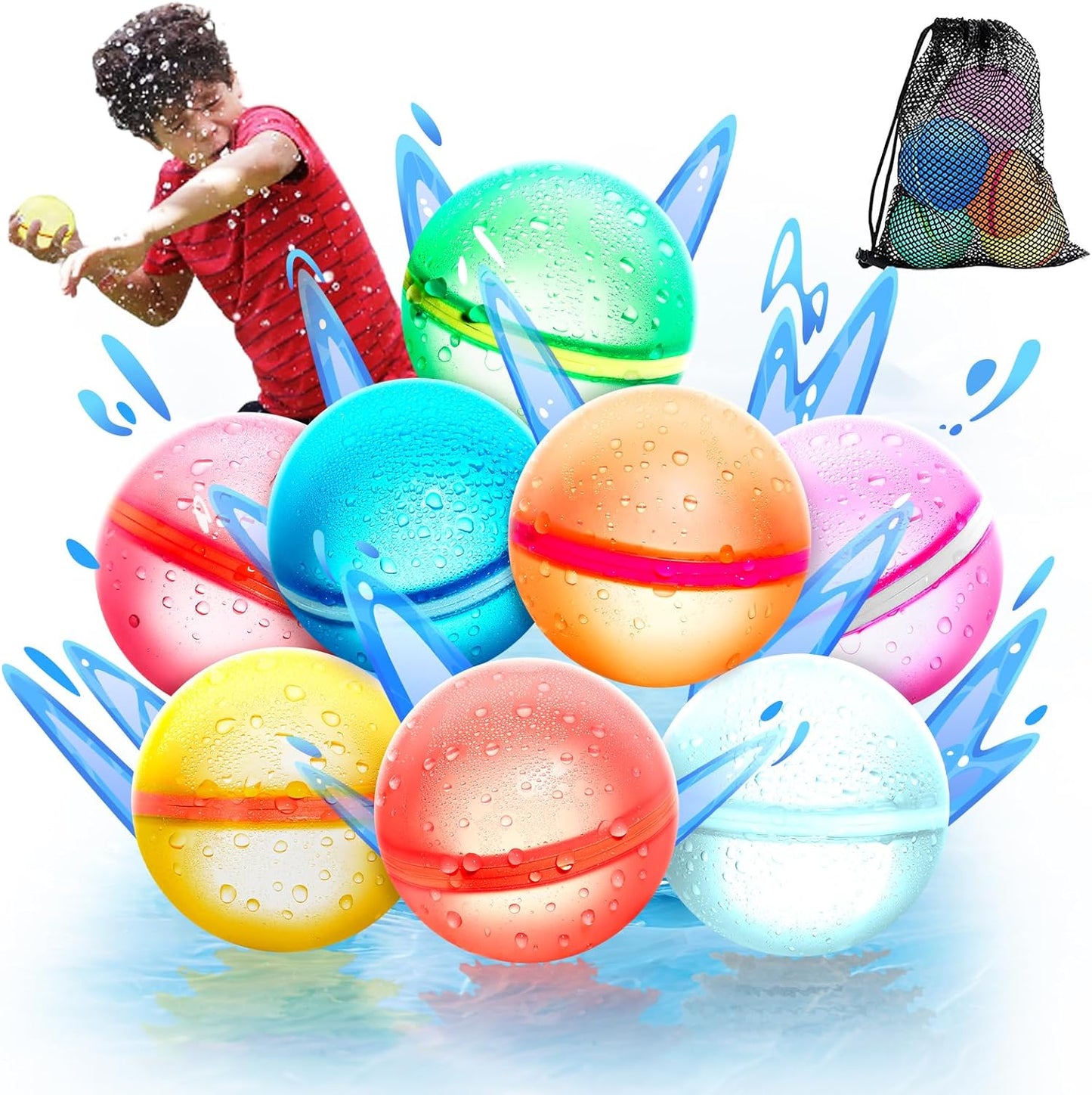 Magnetic Water Balloons – Eco-Friendly and Reusable